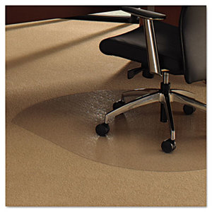 Floortex 119923SR Cleartex Ultimat Polycarbonate Chair Mat for Low/Medium Pile Carpet, 49 x 39 by FLOORTEX