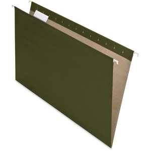 Tops Products 76517 Recycled Hanging Folder, 1/5 Tab Cut, Legal Size, Green by Pendaflex