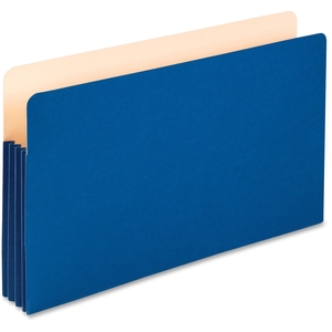 Expanding File Pocket, 3-1/2" Expansion, Legal, Blue by Pendaflex