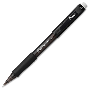 PENTEL OF AMERICA QE415A Mechanical Pencil,Refillable Lead/Eraser,.5mm,Black by Pentel