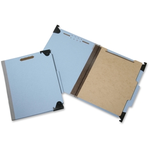 National Industries For the Blind 7530013723102 Hanging File Folder, 25 Pt, 1-Divider, 1" Cap, Letter, Lt BE by SKILCRAFT