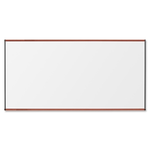 Lorell Furniture 60630 Dry-erase Board, HPL, 8'x4', Cherry by Lorell