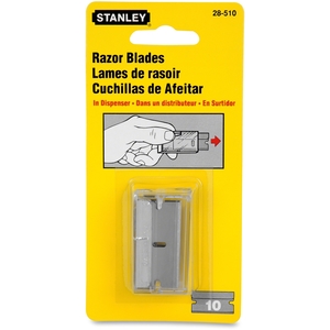 Single Edge Blade,High Carbon Steel,10 Count by Stanley