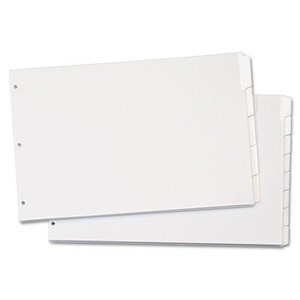 Cardinal Brands, Inc 84271 Write 'n Erase Tabloid Index Dividers, 8-Tab, White by CARDINAL BRANDS INC.