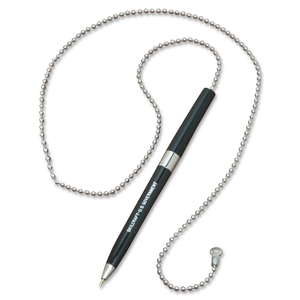 National Industries For the Blind 7520-01-449-3740 Ballpoint Chain Pen, US Gov't, Med. Point, 24" Chain, BK Ink by SKILCRAFT