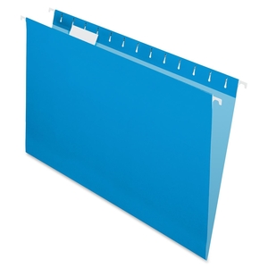 Tops Products 81623 Hanging Folder, 1/5 Tab Cut, Legal Size, Blue by Pendaflex