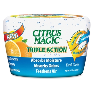 Beaumont Products, Inc 618372454 Odor Moisture Freshner, 12.8oz., Fresh Citrus by Citrus Magic