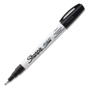 Sanford, L.P. 35526 Paint Markers, Oil Base, Extra Fine, Black by Sharpie