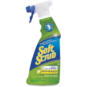 The Dial Corporation 99750 Soft Scrub All-Purpose Cleaner, w/Bleach, Spray, 25.4oz. by Dial