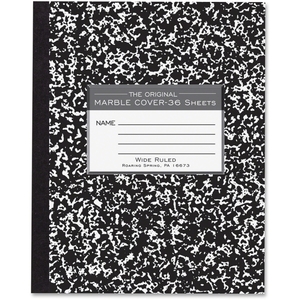 Marble Cover Composition Book by Roaring Spring