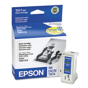 Epson Corporation T017201 T017201 Intellidge Ink, 190 Page-Yield, Black by EPSON AMERICA, INC.