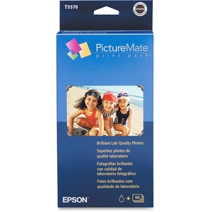 Epson Corporation T5570 Print Pack, For Picture Mate Lab, w/ 100 Sheets/Cartridge by Epson