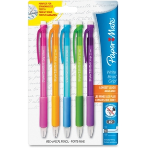 Newell Rubbermaid, Inc 61377 Mechanical Pencil, .7mm, 5 Count, Assorted by Paper Mate