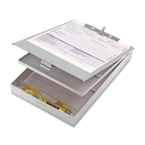 OFFICEMATE INTERNATIONAL CORP. 83207 Double Storage Form Holder, 8-1/2"x12", Aluminum by OIC