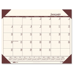 Ergodyne 12441 Desk Pad, 12 Month, Jan-Dec, 22"x17", Cream by House of Doolittle