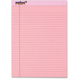 PACON CORPORATION 63150 Notepad,Wide Ruled,50 Sheets,8-1/2"x11-3/4",12/PK,Pink by TOPS