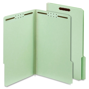 Tops Products 29931 Fastner Folders,25pt,1" Exp,1/3 Cut,Lgl,25/BX,Lt. Green by Globe-Weis