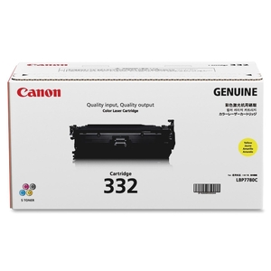 Canon, Inc CRTDG332Y Toner Cartridge, 6400 Page Yield, Yellow by Canon