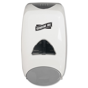 Genuine Joe 10495 Soap Dispenser,One Hand Push, 1250 mL, Grey by Genuine Joe