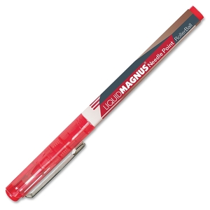 National Industries For the Blind 7520-01-506-8501 Rollerball Pen, .7mm, Fine Point, 12/Pk, Red Ink by SKILCRAFT