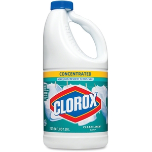 The Clorox Company 30772EACH Concentrated Clorox Bleach, 64oz., Linen Scent, WE by Clorox