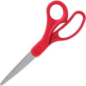 Scissors, Bent, 8" Long, 2/PK, Red by Sparco