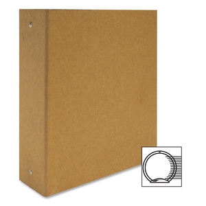 Aurora Products and General Box Co 10274 3-Ring Binder, 3.0" Round, Brown/Kraft by Aurora