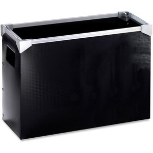 Tops Products 01151 Poly Desktop File, Open Top, W/ Handles, Letter, Black by Pendaflex