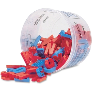 PACON CORPORATION 27530 Magnetic Plastic Letters,Upper Case,1-1/2",108 Ct.,Blue/Red by Pacon