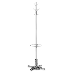 Safco Products 4168CR Freestanding Costumer,w/4 Double Hooks,21"Dx70"H,CE by Safco