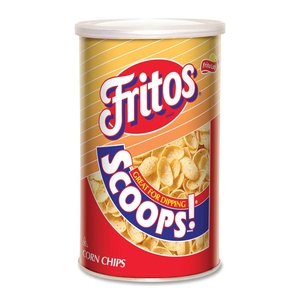 PepsiCo, Inc 07408 Frito Scoops, Canister, 5.5 oz, Original Corn Chip by Frito