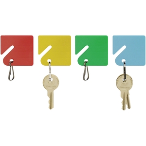 MMF INDUSTRIES 2013004W47 Slotted Rack key Tags, 1-1/4" High, 20/PK, Asst by MMF