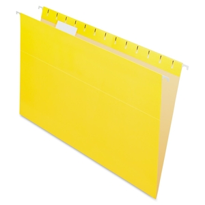 Tops Products 81626 Hanging Folder, 1/5 Tab Cut, Legal Size, Yellow by Pendaflex