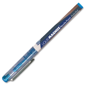 National Industries For the Blind 7520-01-506-8497 Rollerball Pen, .5mm, Micro Point, 12/Pk, Blue Ink by SKILCRAFT