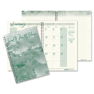 HOUSE OF DOOLITTLE 522 Monthly Journal,12Mths Jan-Dec,2PPM,7"x10",100 Rld Pgs,CR/GN by House of Doolittle