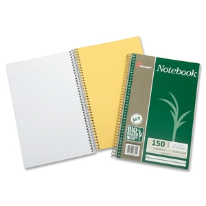 National Industries For the Blind 7530016002023 3-Subject Notebook, Coll Rld, 9-1/2"x6", 150Shts, 3/PK, WE by SKILCRAFT