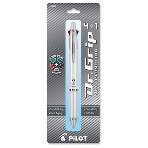 Pilot Corporation 36222 Pen,Dr.Grip Multi 4+1 Wht by Dr. Grip