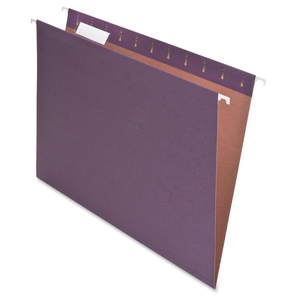 Tops Products 74535 Recycled Hanging Folder, 1/5 Tab Cut, Letter Size, Violet by Pendaflex