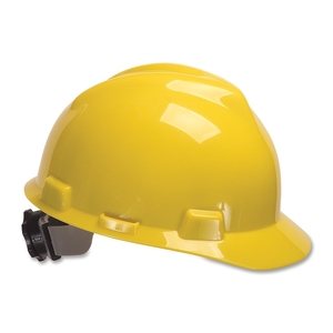 Mine Safety Appliances Company 463944 Staz-On Caps, Standard, Adjustable Straps, Yellow by MSA