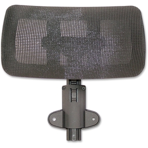 Optional Headrest, 11-4/5"x12-3/5"x6-3/10", Black by Lorell