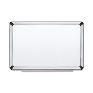 3M P7248FA Dry-Erase Board/Porcelain, 6'x4', Aluminum Frame by 3M