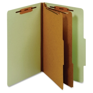 Tops Products PU64 GRE Classification Folder, 2 Partitions, Legal, Green by Globe-Weis