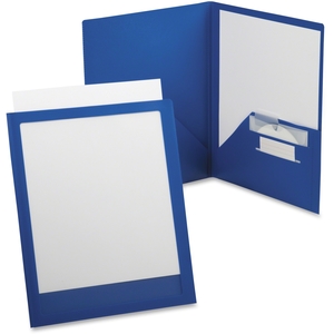 Tops Products 57470 ViewFolio Plus Poly Portfolio with Letter Size & Media Pockets, Blue (ESS57470) by TOPS