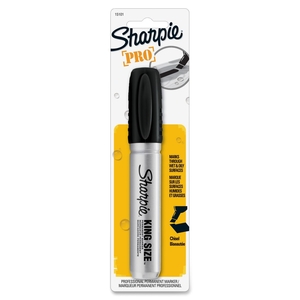 Sanford, L.P. 15101PP Permanent Marker, King Size, Chisel Point, 1/PK, Black by Sharpie