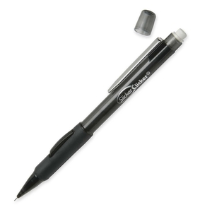 National Industries For the Blind 7520-01-565-4872 Mechanical Pencil w/ Grip, .5mm,Fine Pt,12/Pk,Translucent BK by SKILCRAFT