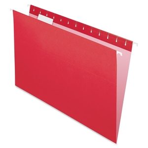 Tops Products 81628 Hanging Folder, 1/5 Tab Cut, Legal Size, Red by Pendaflex