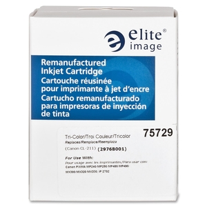 Elite Image 75729 Ink Cartridge, 244 Page Yield, Tri-Colour by Elite Image