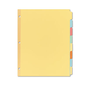 Avery 11509 Write-On Plain-Tab Dividers, 8-Tab, Letter, 24 Sets by AVERY-DENNISON