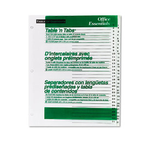 Avery 11680 Table 'n Tabs Dividers, 31-Tab, Letter by AVERY-DENNISON