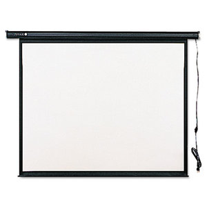 Electric Wall or Ceiling Mount Projection Screen, 70 x 70, Three-Position Switch by QUARTET MFG.